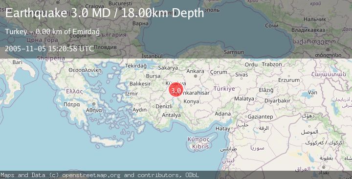 Map of WESTERN TURKEY