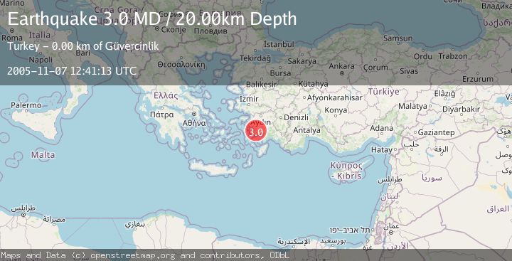 Map of WESTERN TURKEY