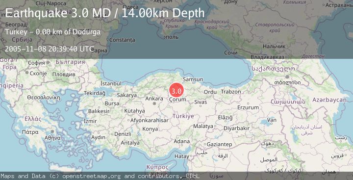 Map of CENTRAL TURKEY