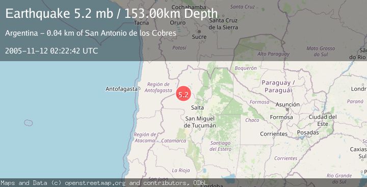 Map of JUJUY, ARGENTINA