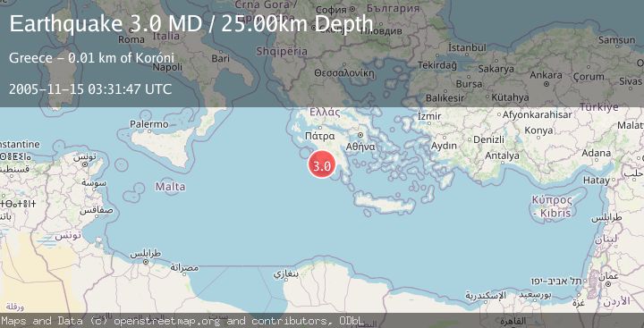 Map of SOUTHERN GREECE