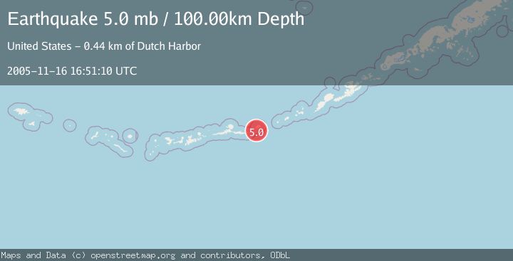 Map of ANDREANOF ISLANDS, ALEUTIAN IS.