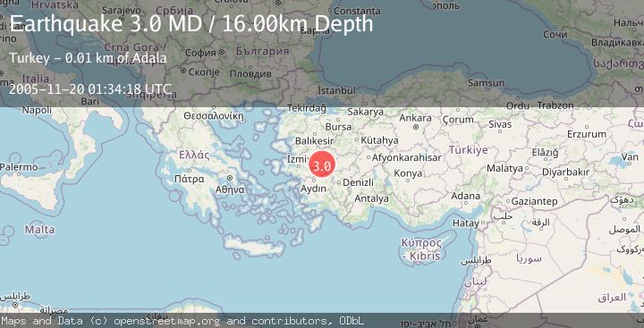 Map of WESTERN TURKEY