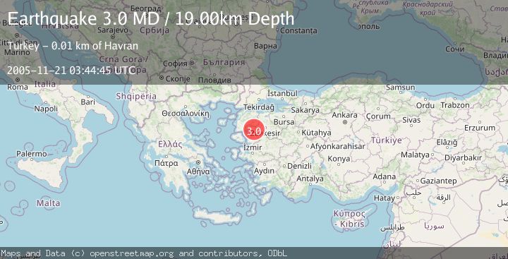 Map of WESTERN TURKEY
