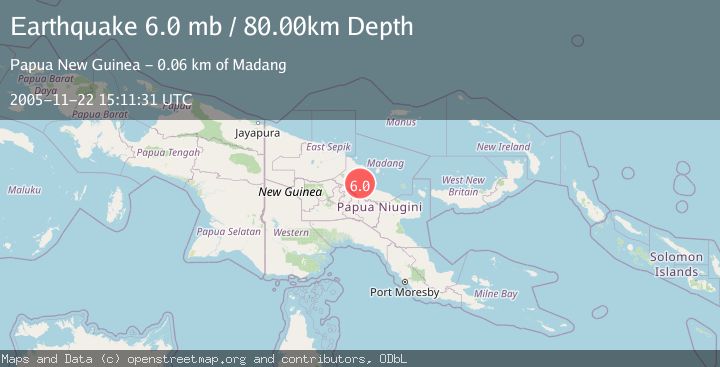 Map of EASTERN NEW GUINEA REG., P.N.G.