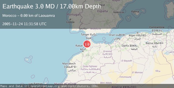 Map of STRAIT OF GIBRALTAR