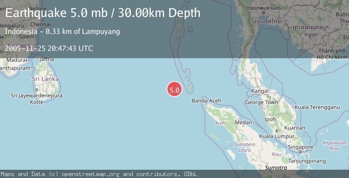 Map of NICOBAR ISLANDS, INDIA REGION
