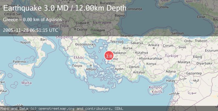 Map of NEAR THE COAST OF WESTERN TURKEY