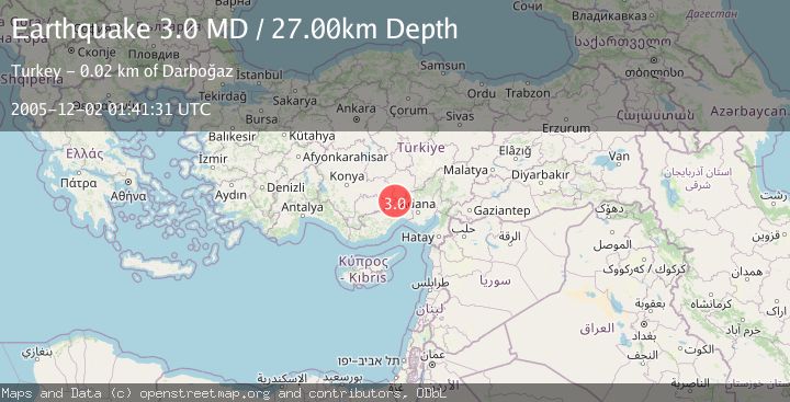 Map of CENTRAL TURKEY