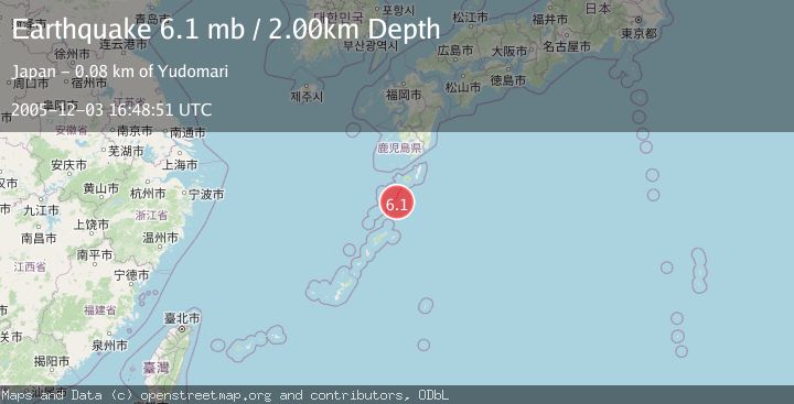 Map of RYUKYU ISLANDS, JAPAN