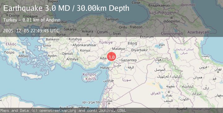 Map of CENTRAL TURKEY