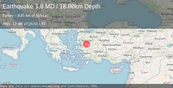 Map of WESTERN TURKEY