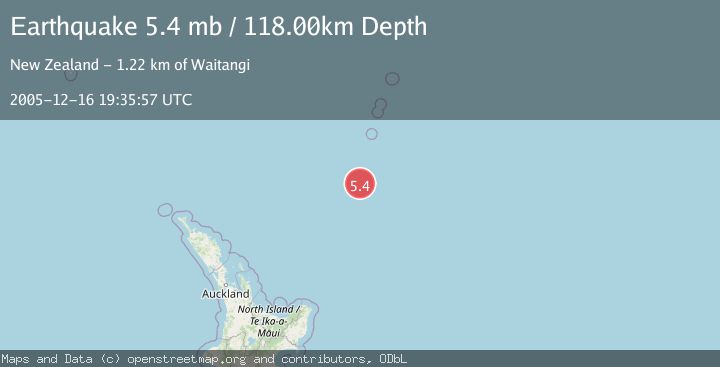 Map of SOUTH OF KERMADEC ISLANDS