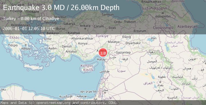Map of CENTRAL TURKEY