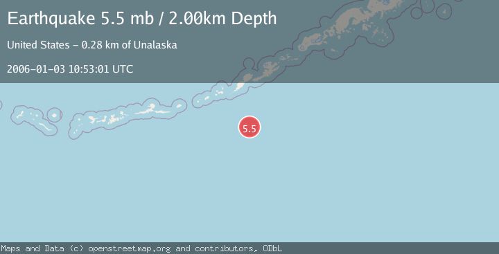 Map of FOX ISLANDS, ALEUTIAN ISLANDS