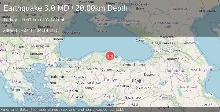 Map of CENTRAL TURKEY