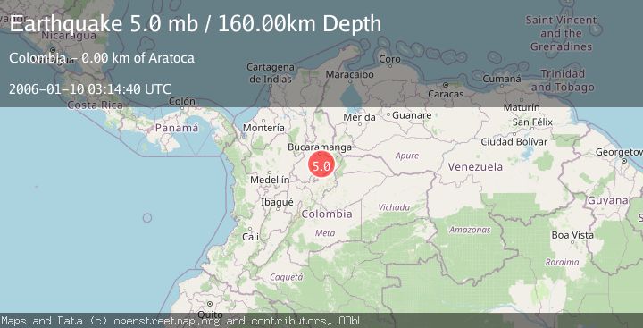 Map of NORTHERN COLOMBIA