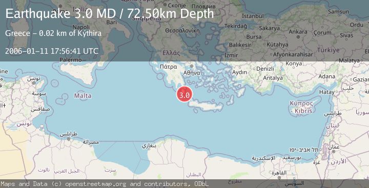 Map of SOUTHERN GREECE