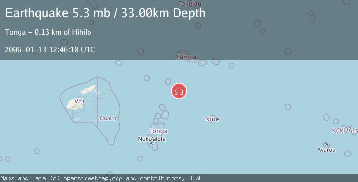 Map of SAMOA ISLANDS REGION
