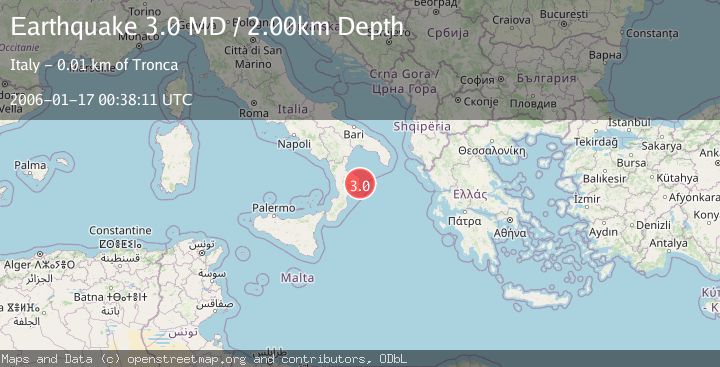 Map of SOUTHERN ITALY