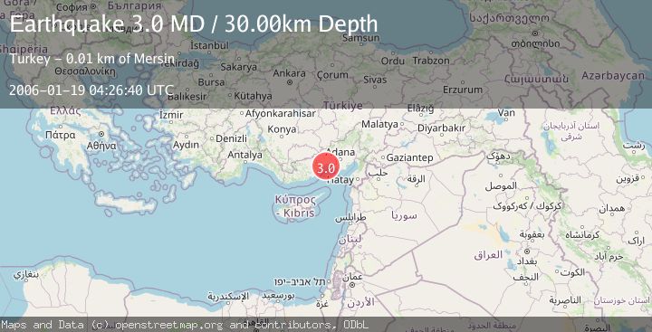 Map of CENTRAL TURKEY