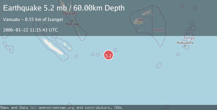 Map of SOUTHEAST OF LOYALTY ISLANDS