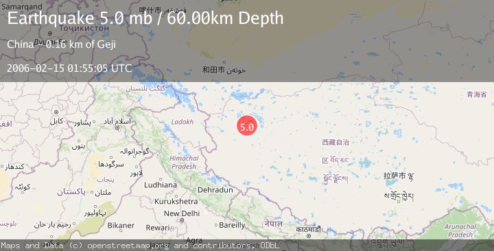 Map of WESTERN XIZANG