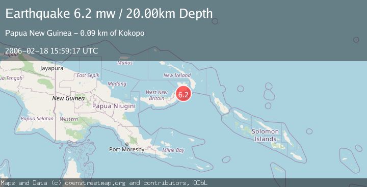 Map of NEW BRITAIN REGION, P.N.G.