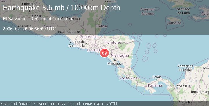Map of GOLFO DE FONSECA, EL SALVADOR