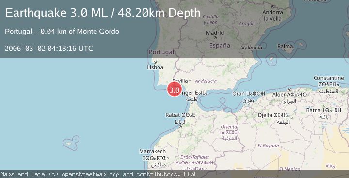 Map of STRAIT OF GIBRALTAR