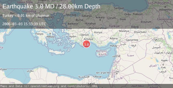 Map of WESTERN TURKEY