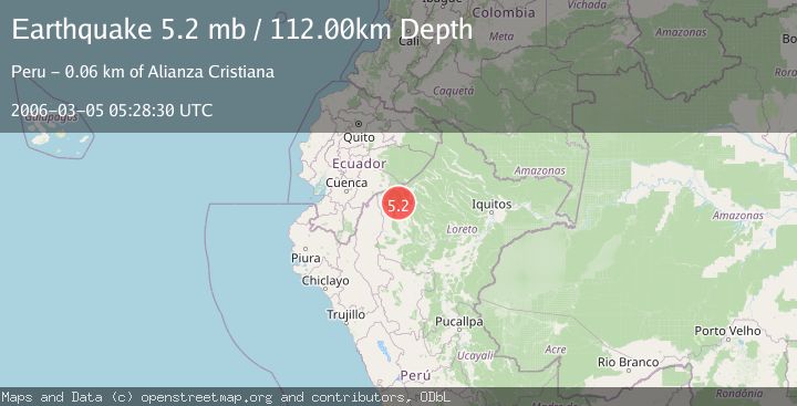 Map of NORTHERN PERU