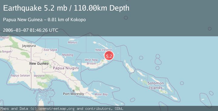 Map of NEW BRITAIN REGION, P.N.G.