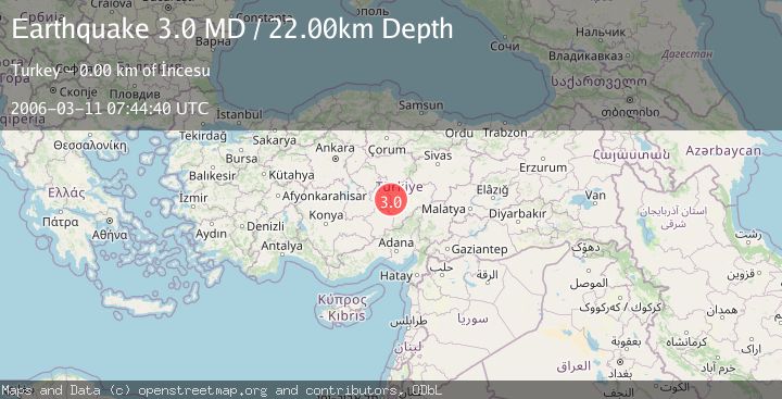 Map of CENTRAL TURKEY
