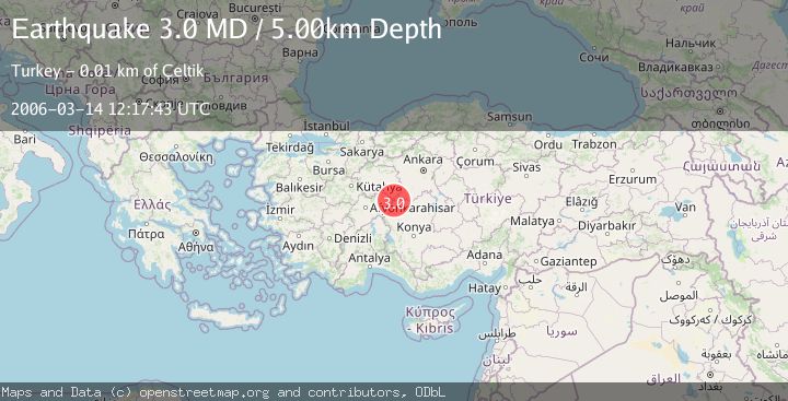 Map of WESTERN TURKEY
