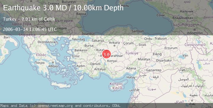 Map of WESTERN TURKEY