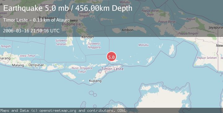 Map of KEPULAUAN BARAT DAYA, INDONESIA