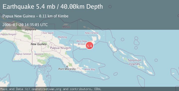 Map of NEW BRITAIN REGION, P.N.G.
