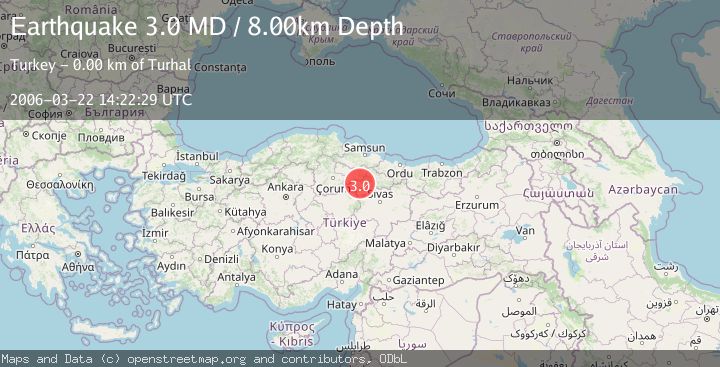 Map of CENTRAL TURKEY