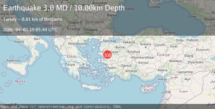 Map of WESTERN TURKEY