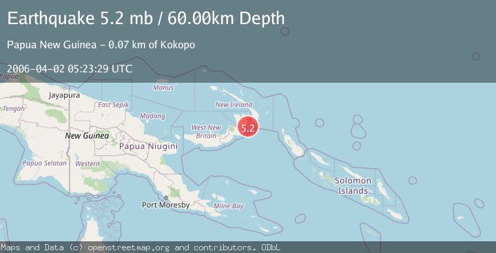 Map of NEW BRITAIN REGION, P.N.G.