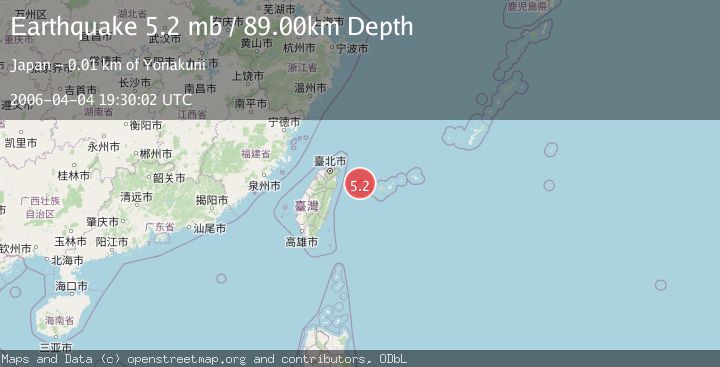 Map of TAIWAN REGION