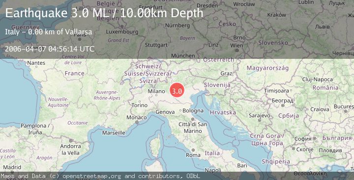 Map of NORTHERN ITALY