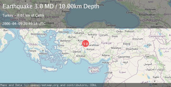 Map of WESTERN TURKEY