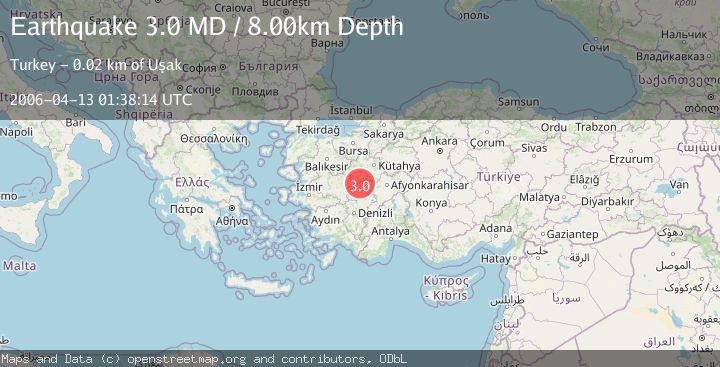 Map of WESTERN TURKEY