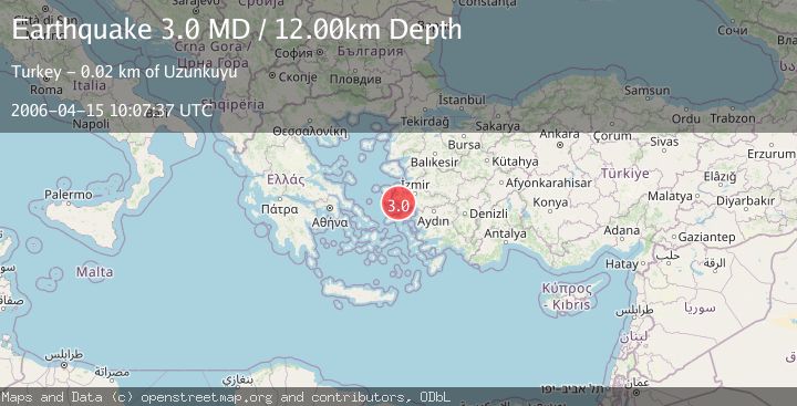 Map of NEAR THE COAST OF WESTERN TURKEY