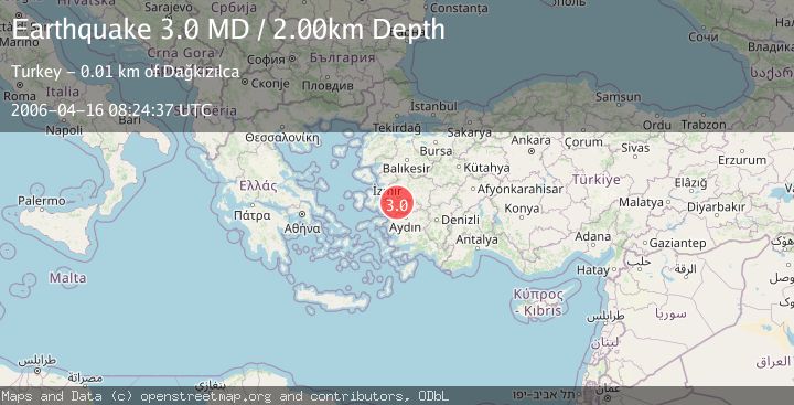 Map of WESTERN TURKEY
