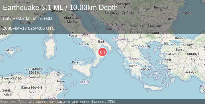 Map of SOUTHERN ITALY