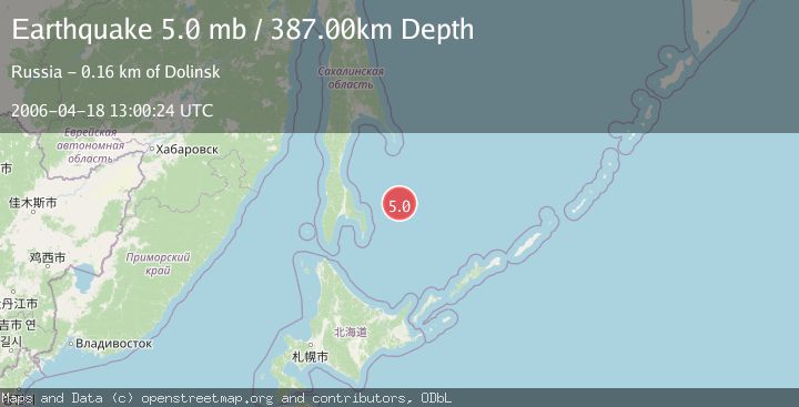 Map of SEA OF OKHOTSK