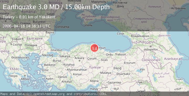 Map of CENTRAL TURKEY